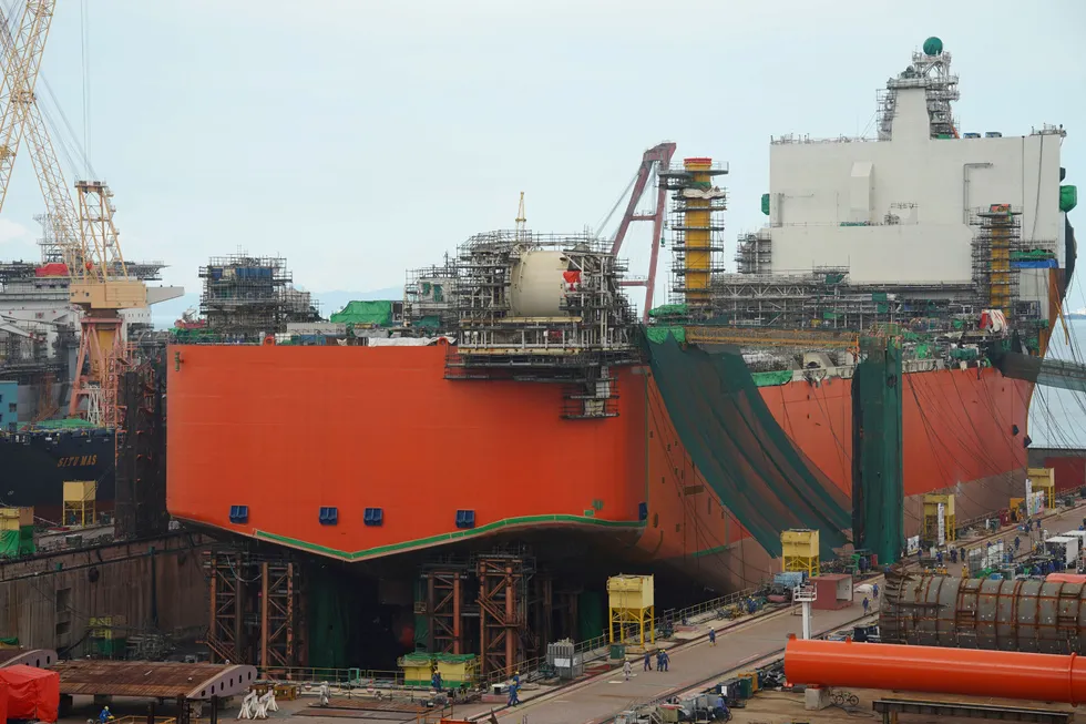 Problems: work on the FPSO for Equinor's Johan Castberg project offshore Norway hjas run into difficulties at Semcorp Marine's yard in Singapore