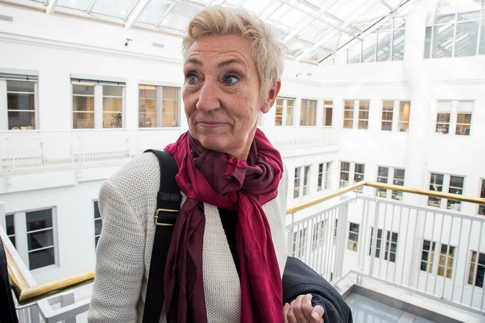 Nestleder i LO Peggy Hessen Følsvik sier den private AFP-ordningen ikke uten videre er noe offentlige ansatte vil godta. Foto: Heiko Junge / NTB scanpix