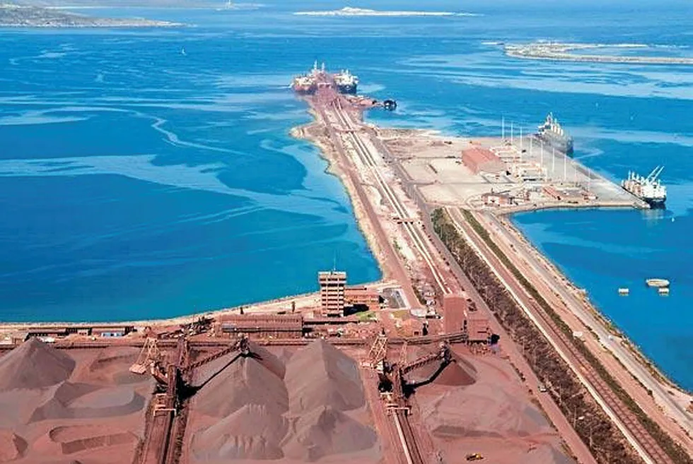 Potential LNG hub: Saldanha Bay, one of the world's biggest harbours.