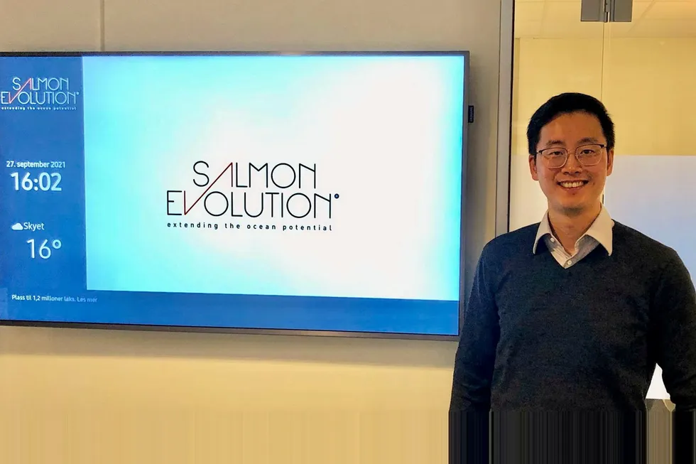Henrik Fang Luo was growout manager at Salmon Evolution for just under two years.