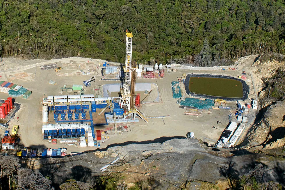 Field extension: the original Muruk-1 discovery well in Papua New Guinea's north-west Highlands area