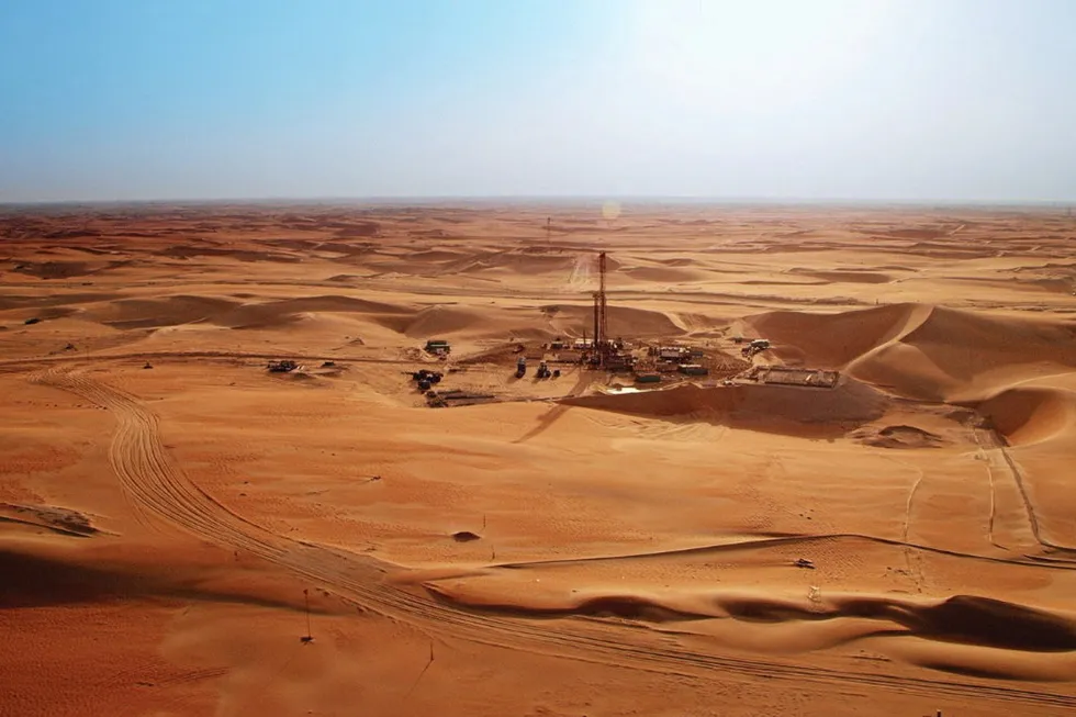 Carbon reduction: Adnoc's CO2 injection site in the emirate of Abu Dhabi.