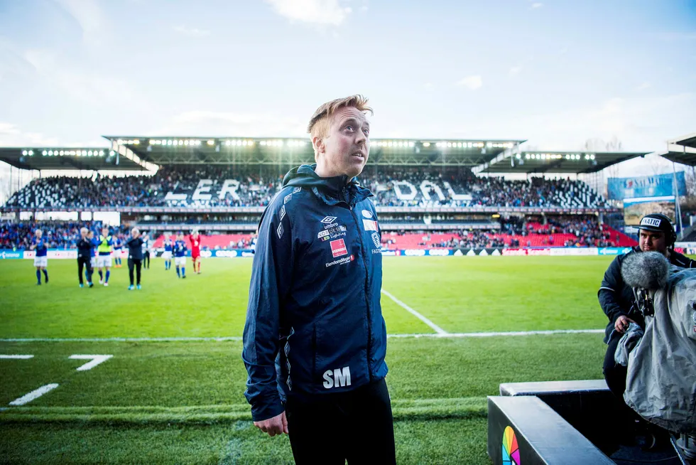 Svein Maalen leder årets overraskelseslag Ranheim. Her etter 1–1 kampen på Lerkendal, mot Rosenborg. Foto: Wold, Ole Martin/NTB Scanpix