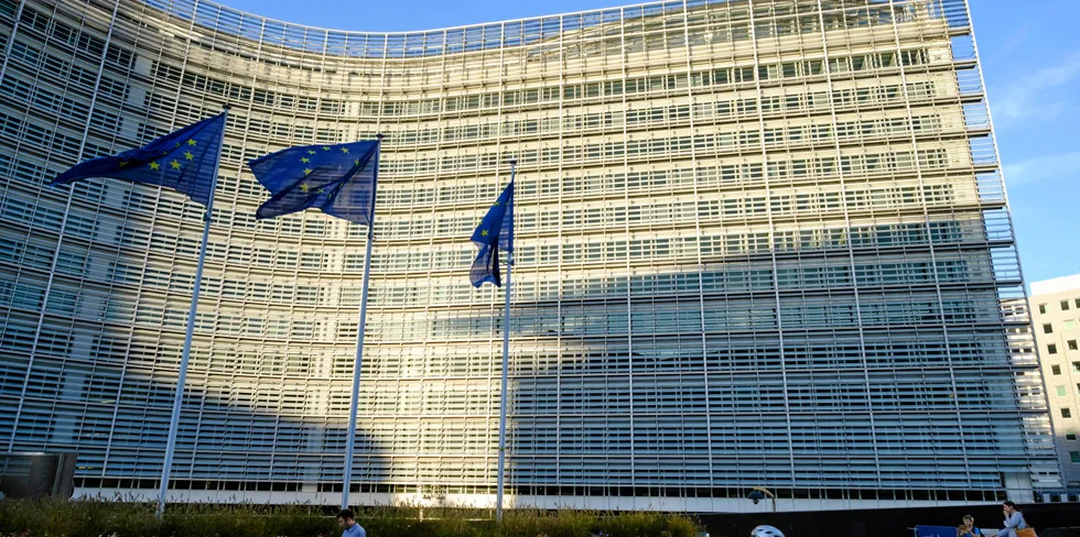 The Berlaymont, headquarter of the European Commission, in Brussels