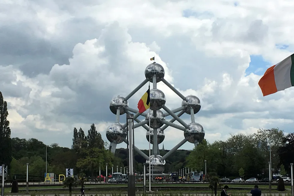 The Atomium looms large at the Brussels Seafood Expo Global 2019 SEG.