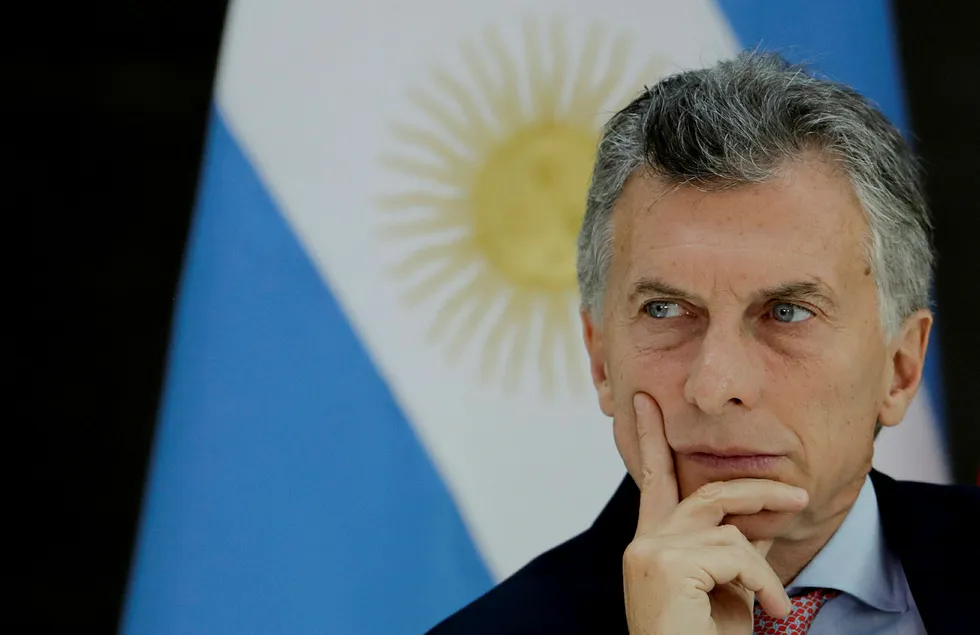 Argentinas president Mauricio Macri håper å styrke landets økonomi. Foto: Natacha Pisarenko/AP Photo