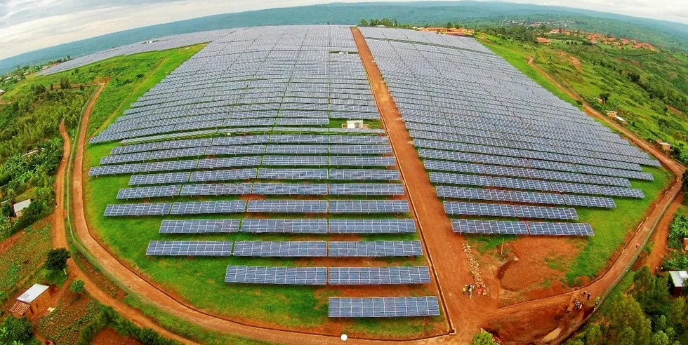 Gigawatt Global's 8.5MW array in Rwanda