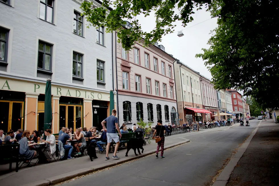 Boligprisene falt mest i bydel Grünerløkka i Oslo i juli. Foto: Javad Parsa