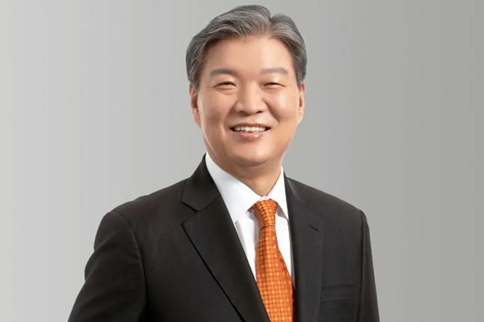 Meaningful results: Samsung Engineering chief financial officer Ju-Seong Cheong.