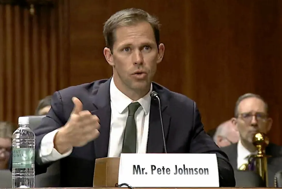 Pete Johnson, CEO of natural hydrogen start-up Koloma, speaking at a US Senate hearing into geologic H2 on Wednesday.