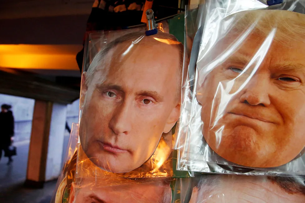 Opplysningene om at Russland sitter på kompromitterende opplysninger om Donald Trump vakte oppsikt verden rundt onsdag. Foto: Dmitri Lovetsky/AP photo/NTB scanpix
