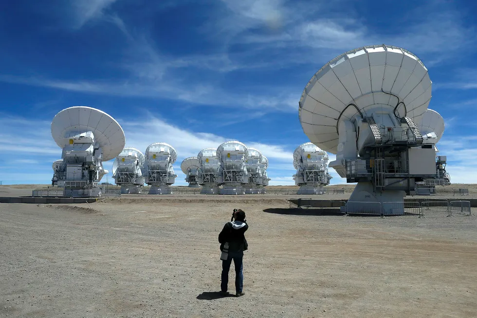 Det europeiske sørobservatorium (ESO) har flere observasjonssteder i Atacama-ørkenen i Chile. Foto: Ivan Alvarado/Reuters/NTB Scanpix