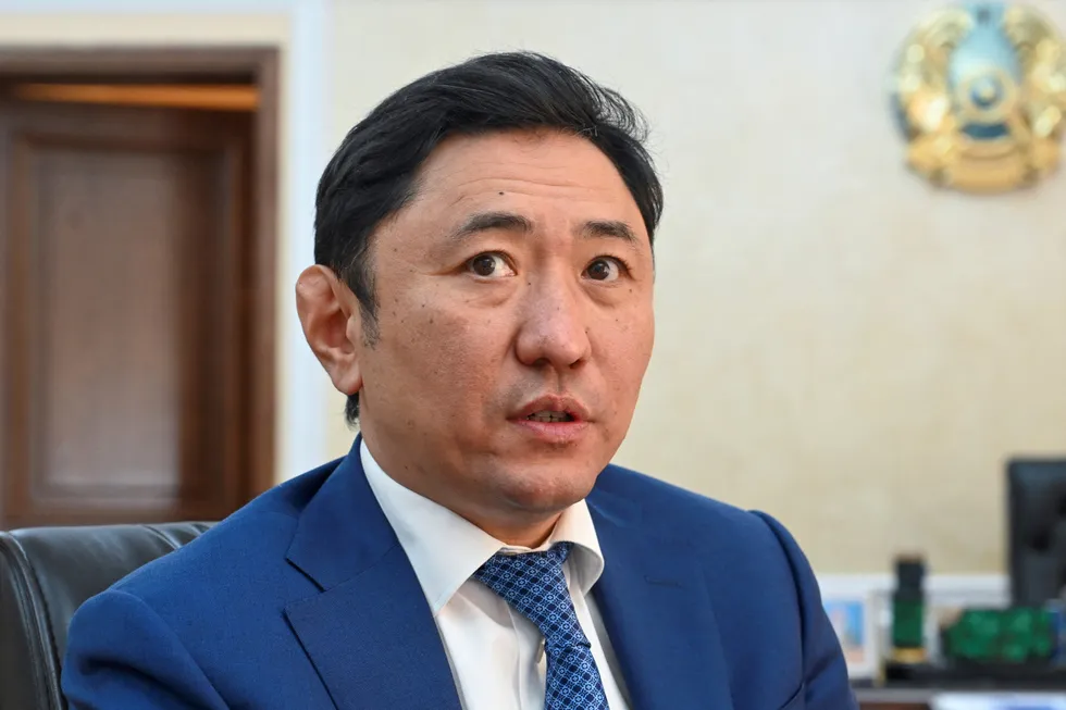 Catching opportunity: Kazakhstan Energy Minister Bolat Akchulakov.