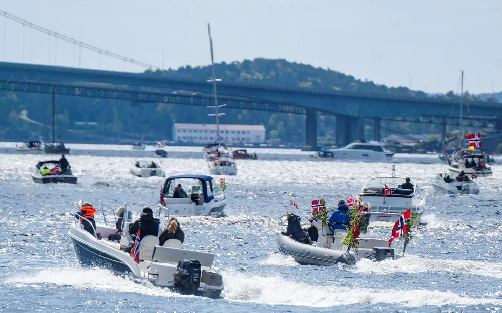 Tall fra Finn viser at båtene så langt i juni ble solgt enda raskere enn i rekordmåneden mai. Her fra Kristiansand.