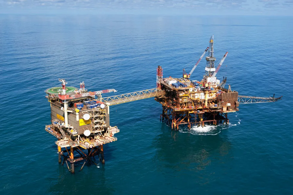 Subsea leak: close to the Claymore complex in the central North Sea