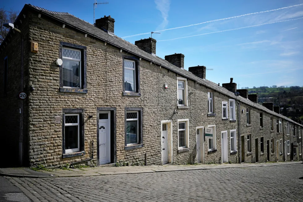 Houses in northern England.
