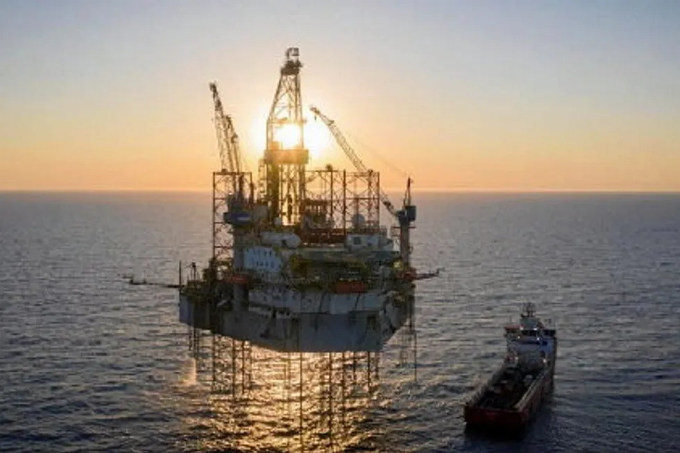 Dorado drilling: the jack-up Noble Tom Prosser at Santos' Dorado field offshore Australia