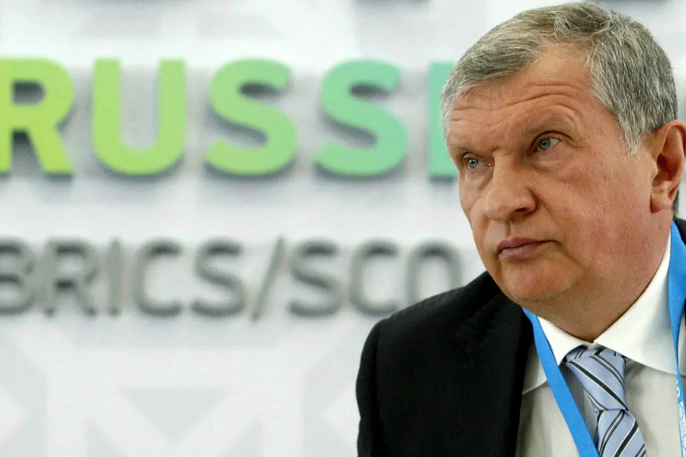 Rising profits: Rosneft chief executive Igor Sechin