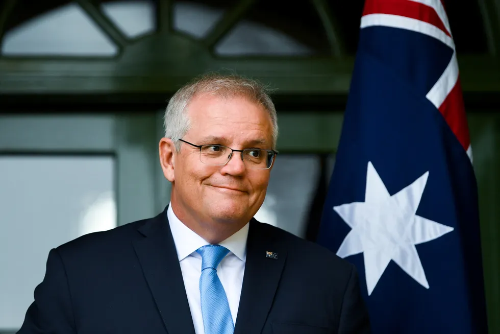 Under pressure: Australian Prime Minister Scott Morrison is still to declare if he will attend the COP26 summit in Glasgow