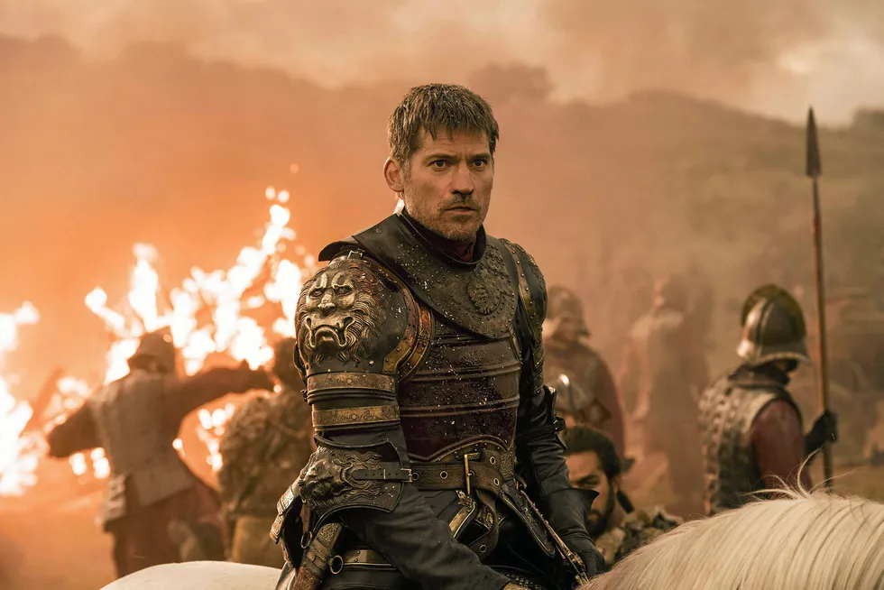 Centre stage: Nikolaj Coster-Waldau as Jaime Lannister in an episode of Game of Thrones