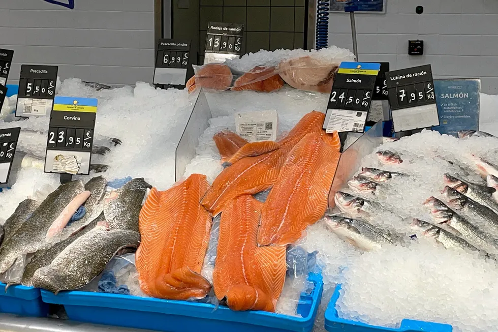 "The overall volumes are low and there are few superior fish around - on top of two four-day working weeks in a row," one exporter said.