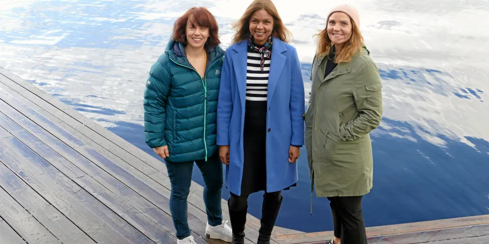 Monica Langeland, Kathleen Offman Mathisen og Mariann Frantsen har startet aksjeselskapet Havets Verdiskapere