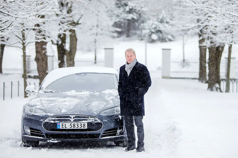 Investor og milliardær Jens Ulltveit-Moe er en av Tesla-eierne som står bak søksmålet som ennå ikke er avklart. Foto: Javad Parsa