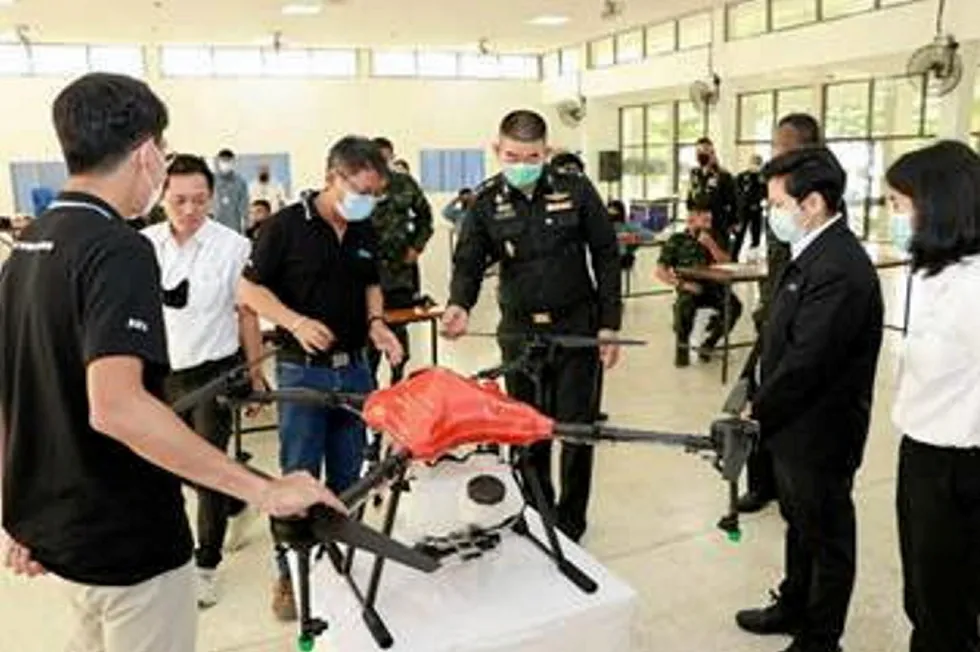 Initiative support: PTTEP donates AiANG drone