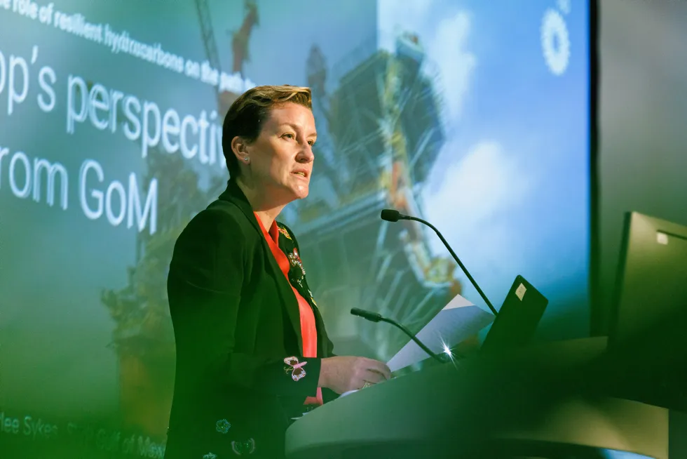 Resilient: Starlee Sykes, BP’s senior vice president of Gulf of Mexico and Canada