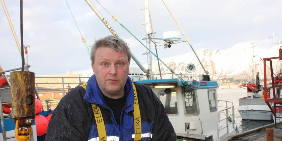 Leif Karlsen i Vågan Fiskarlag reagerer kraftig på formuleringer om flertall for oljeboring i nord. Arkivfoto: Terje Jensen