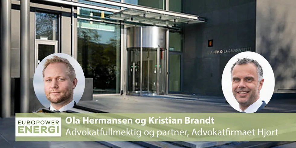 Kronikk med advokatene Ola Hermansen og Kristian Brandt i Advokatfirmaet Hjort.