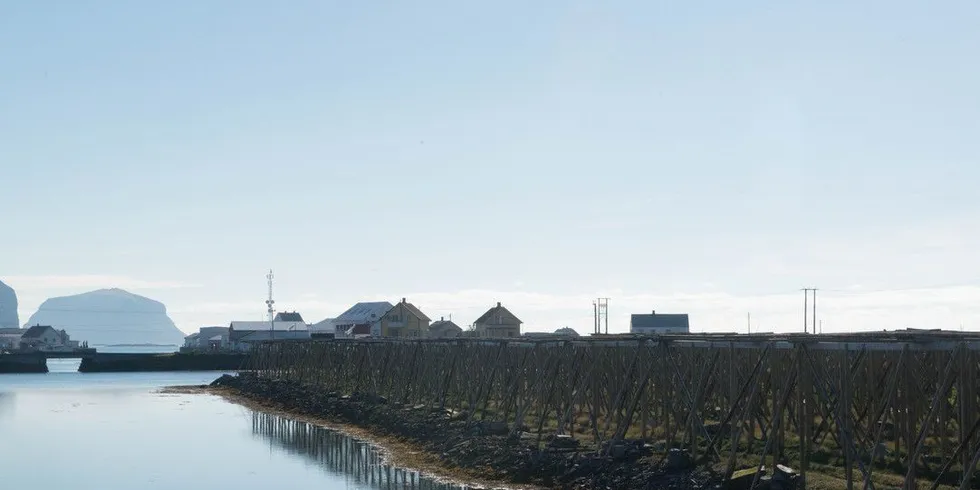 Tomme fiskehjeller på Røst. Foto: Rune Ytreberg, DN