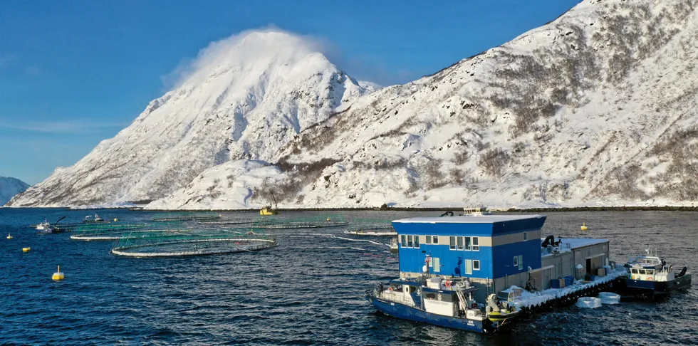 Grieg Seafood lokaliteten Davatluft.