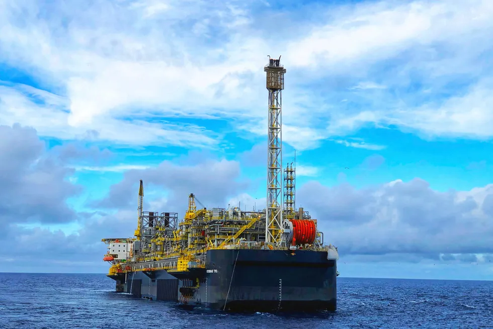 New seismic: the P-70 FPSO producing in the Atapu pre-salt field offshore Brazil