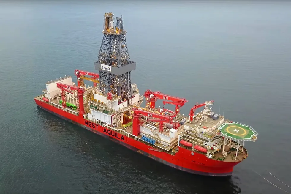 New owner: the ultra-deepwater drillship West Aquila, which was cancelled at DSME by Seadrill and first resold to Northern Drilling.