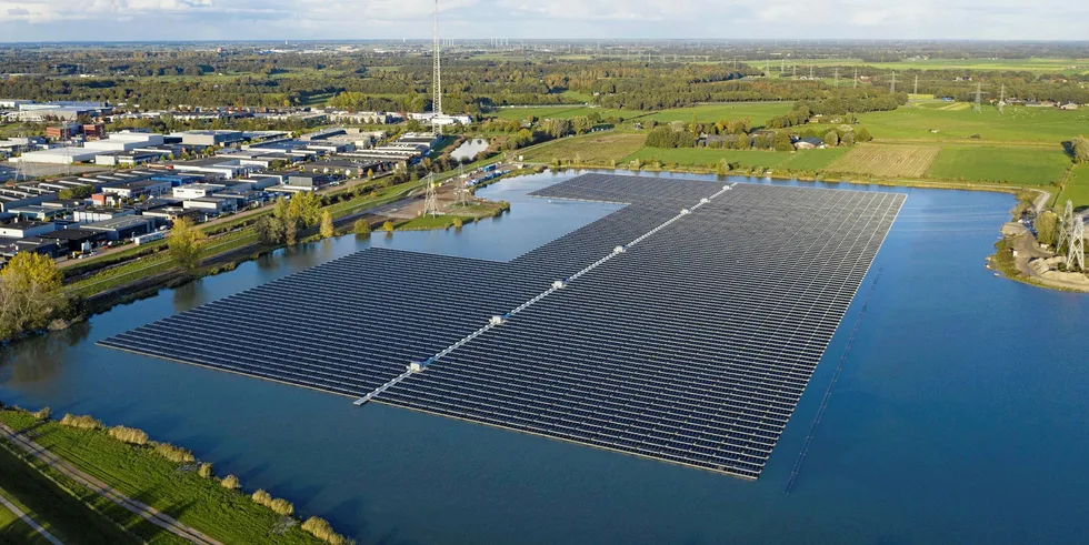 BayWa r.e.'s Sekdoorn floating PV array in the Netherlands