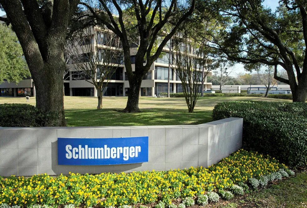 Growth in international markets: a Schlumberger office in Houston, US