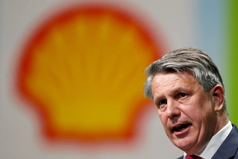 Job losses: Shell — led by chief executive Ben van Beurden — is cutting staff in the UK and elsewhere