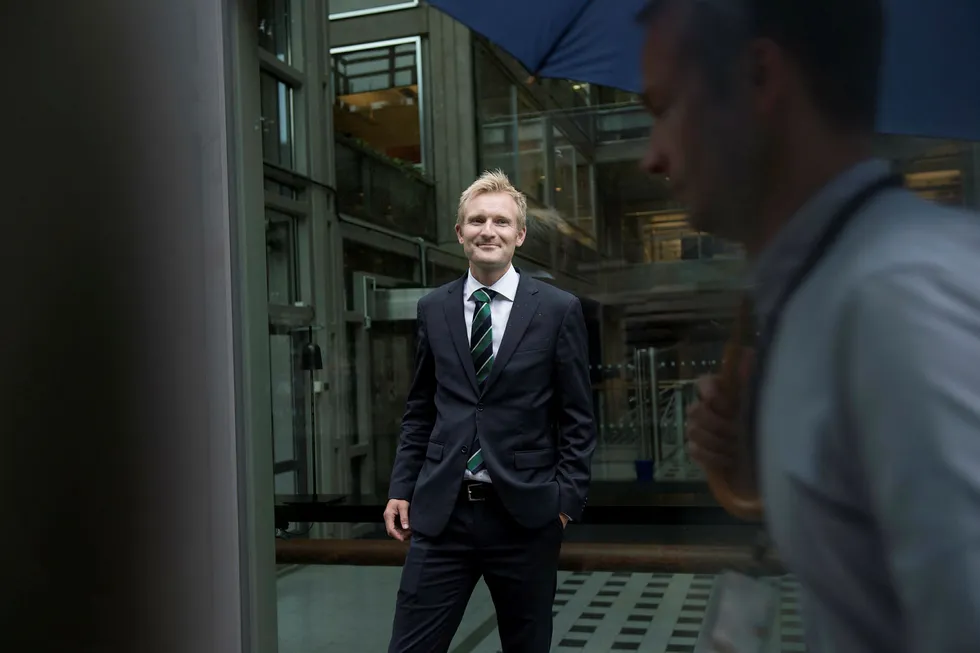 Kommersiell direktør Christian Haneborg i VG kan glede seg over sterk annonsevekst i andre kvartal. Foto: Elin Høyland