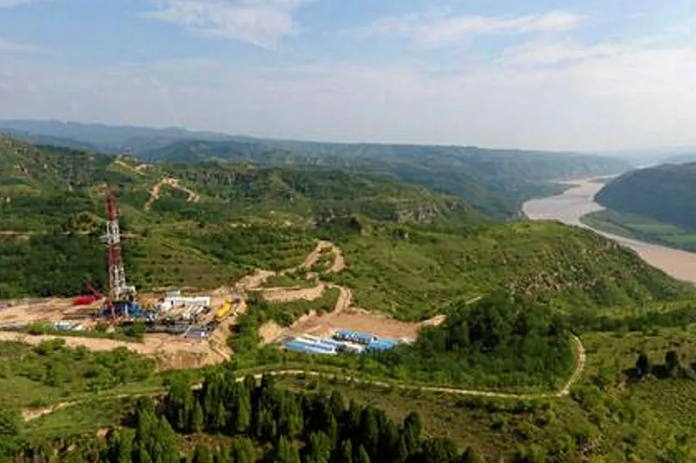 Unconventional: a China National Petroleum Corporation coalbed methane operation in northern China's Shanxi province.
