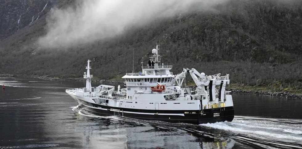 «Vendla» er på vei til Ørlandet med mer enn 1000 tonn sild. (arkiv)