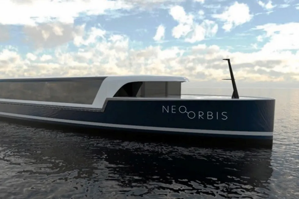 A computer rendering of the Neo Orbis, which means 'New World' in Latin.