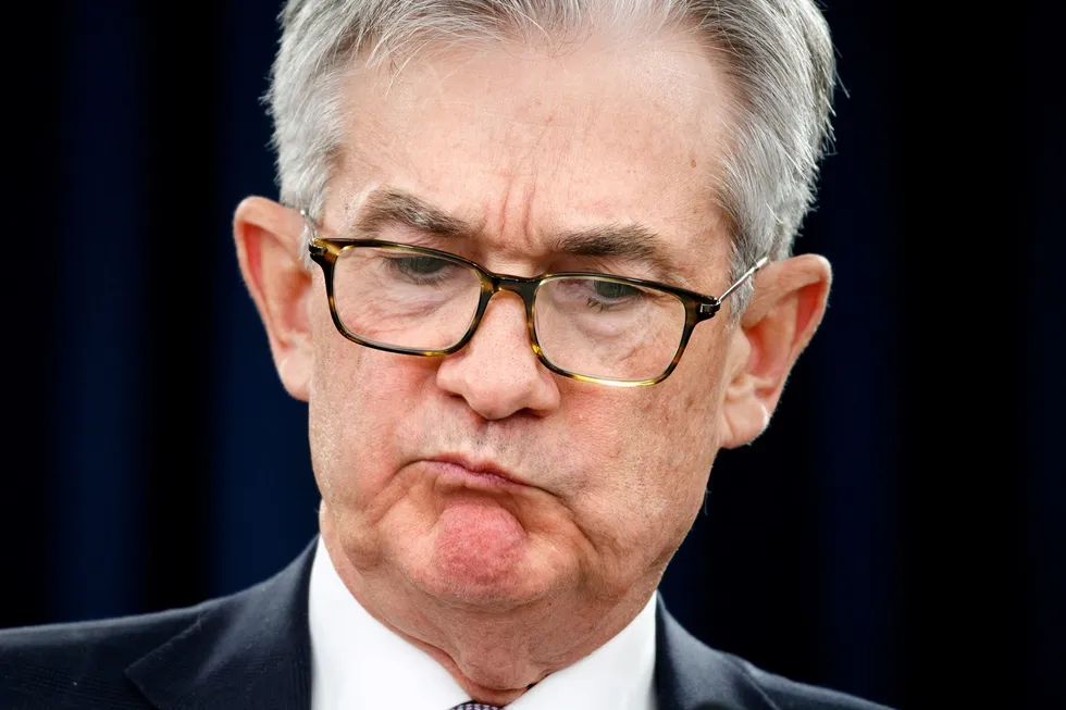 Sjef for den amerikanske sentralbanken Jerome Powell har knivet med høy prisvekst i snart halvannet år.