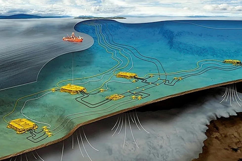 Ormen Lange subsea well templates