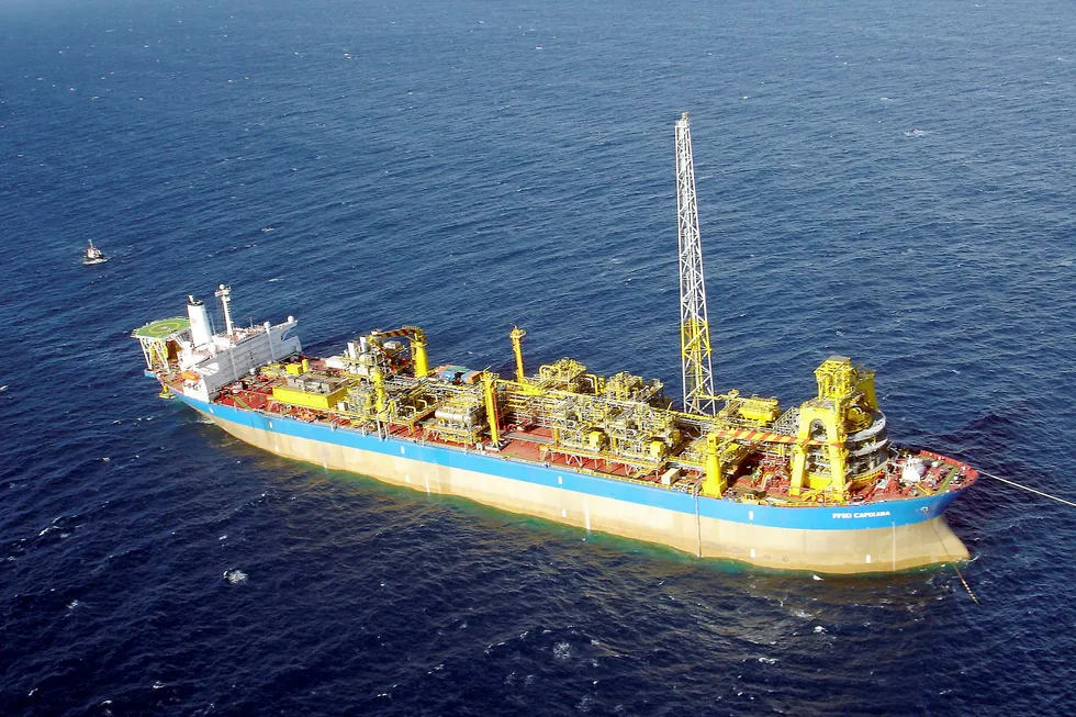 Bids in: the Capixaba FPSO is one of four units producing for Petrobras in the Parque das Baleias field off Brazil