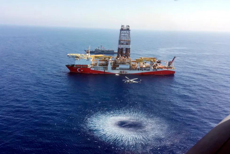 Gas hunt: Turkish Petroleum's drillship Fatih has spudded the latest exploration in Turkey's major new deep-water gas province