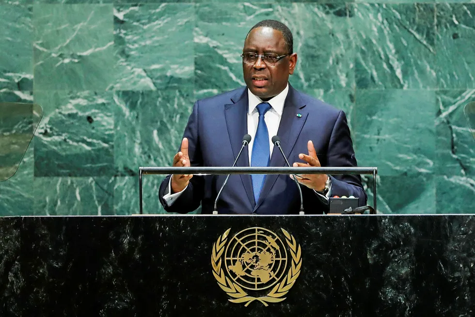 Funding: Senegal's President Macky Sall in talks