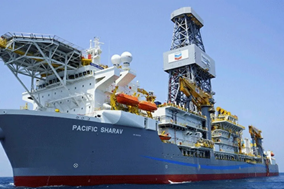 Drillship plans: Pacific Sharav onsite at Yarrow prospect