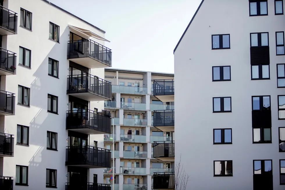 Nye boliger på Løren i Oslo.