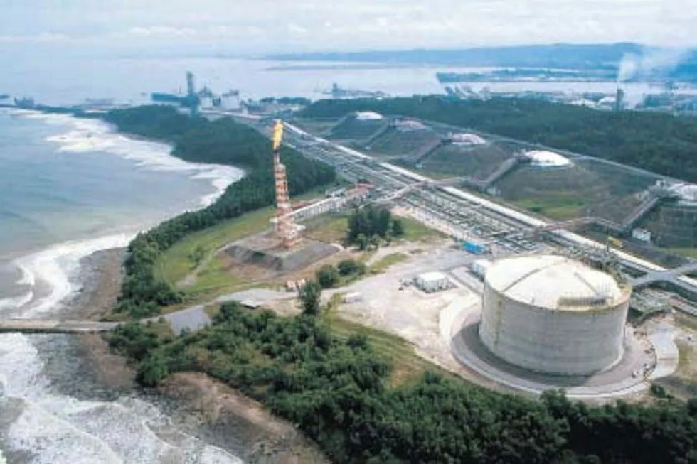 Still shipping gas: Petronas’ LNG complex in Bintulu, Sarawak